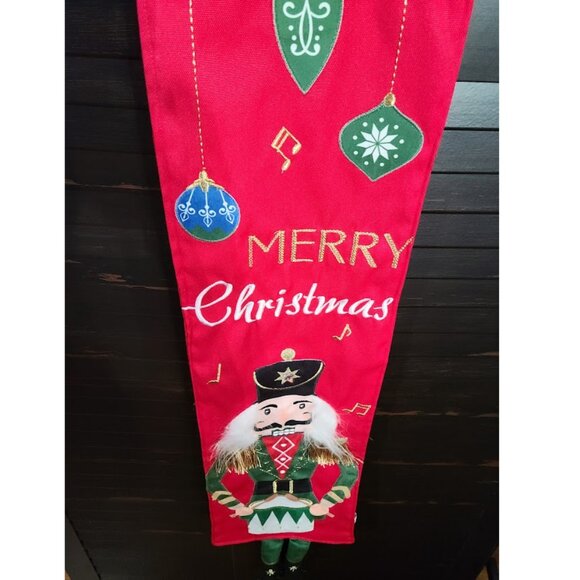 Christmas Door Decoration Nutcracker Decor Indoor Holiday Xmas Porch Sign Banner - Picture 6 of 10